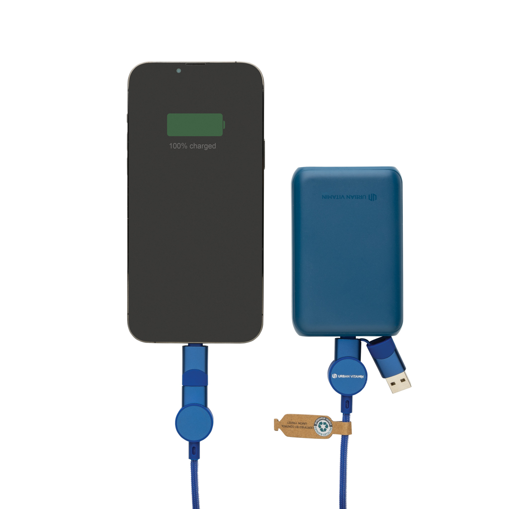 Oakland 6-i-1 kabel RCS återvunnen rplast m. snabbladdning - Bild 3