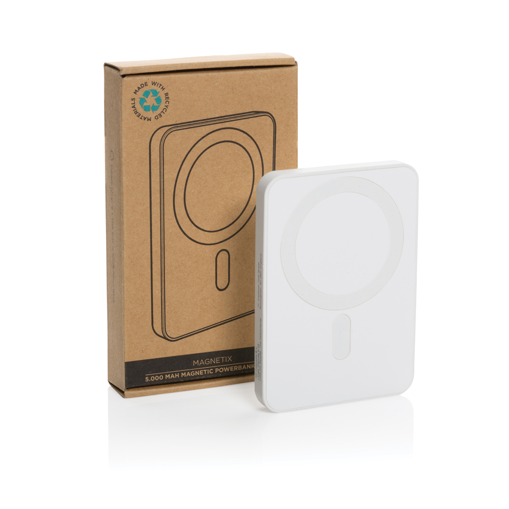 Magnetix 5.000mAh magnetisk powerbank, RCS återvunnen plast - Bild 11