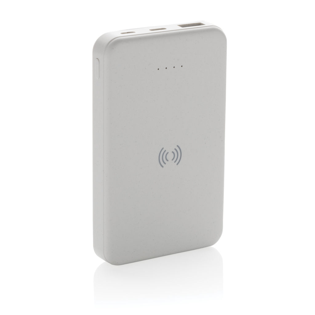 5.000 mAh trådlös powerbank i RCS återvunnen plast - Bild 2