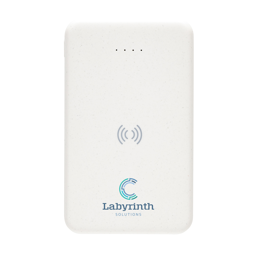 5.000 mAh trådlös powerbank i RCS återvunnen plast - Bild 10