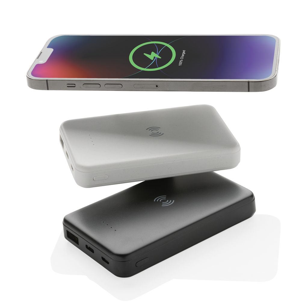 5.000 mAh trådlös powerbank i RCS återvunnen plast - Bild 11