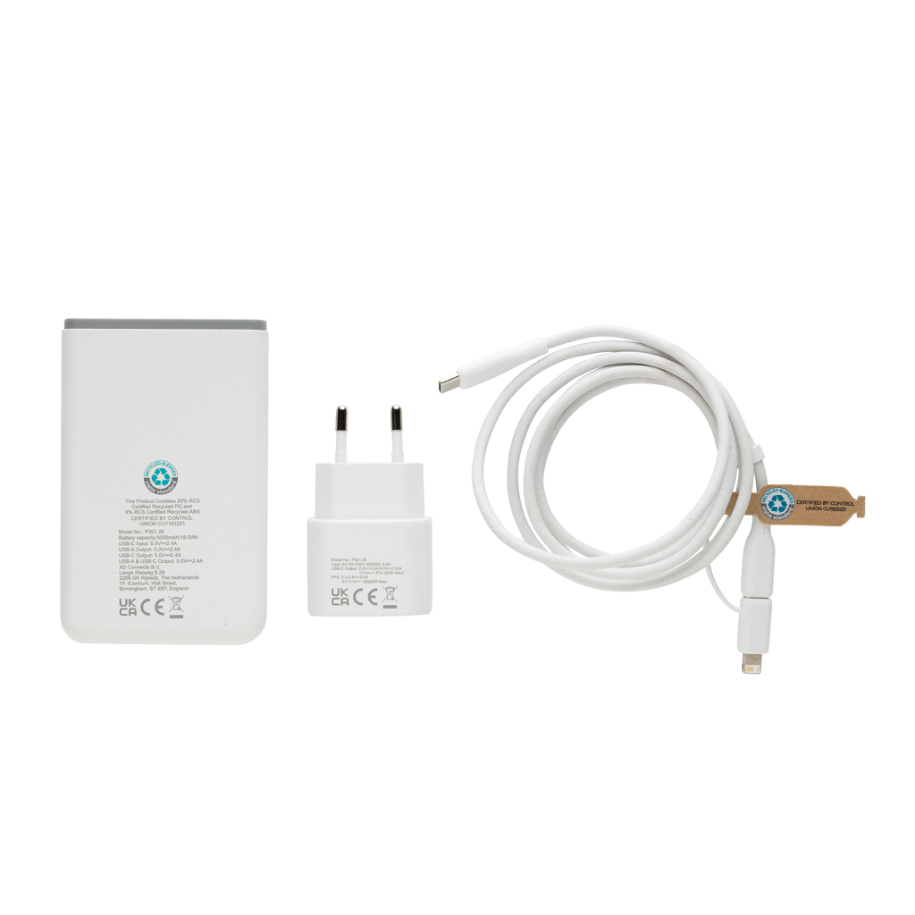 Surge 20W type C 3 delar laddningsset RCS återvunnen PET - Bild 6